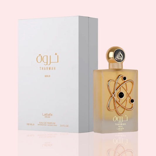 Elegant Essence Tharwah Gold by Lattafa-Women