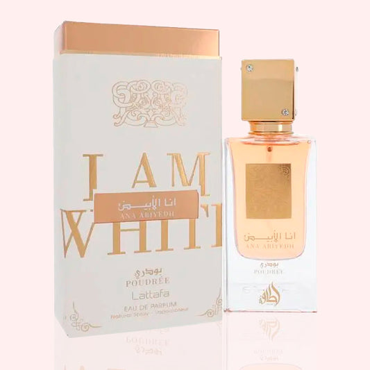 Elegant Essence Ana Abiyedh I Am White Poudree by Lattafa-Unisex